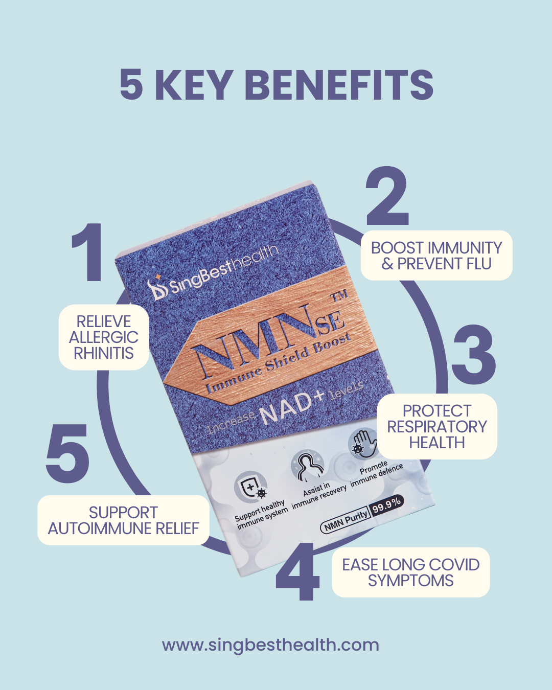 NMN 大脑能量增强剂 30 天供应量