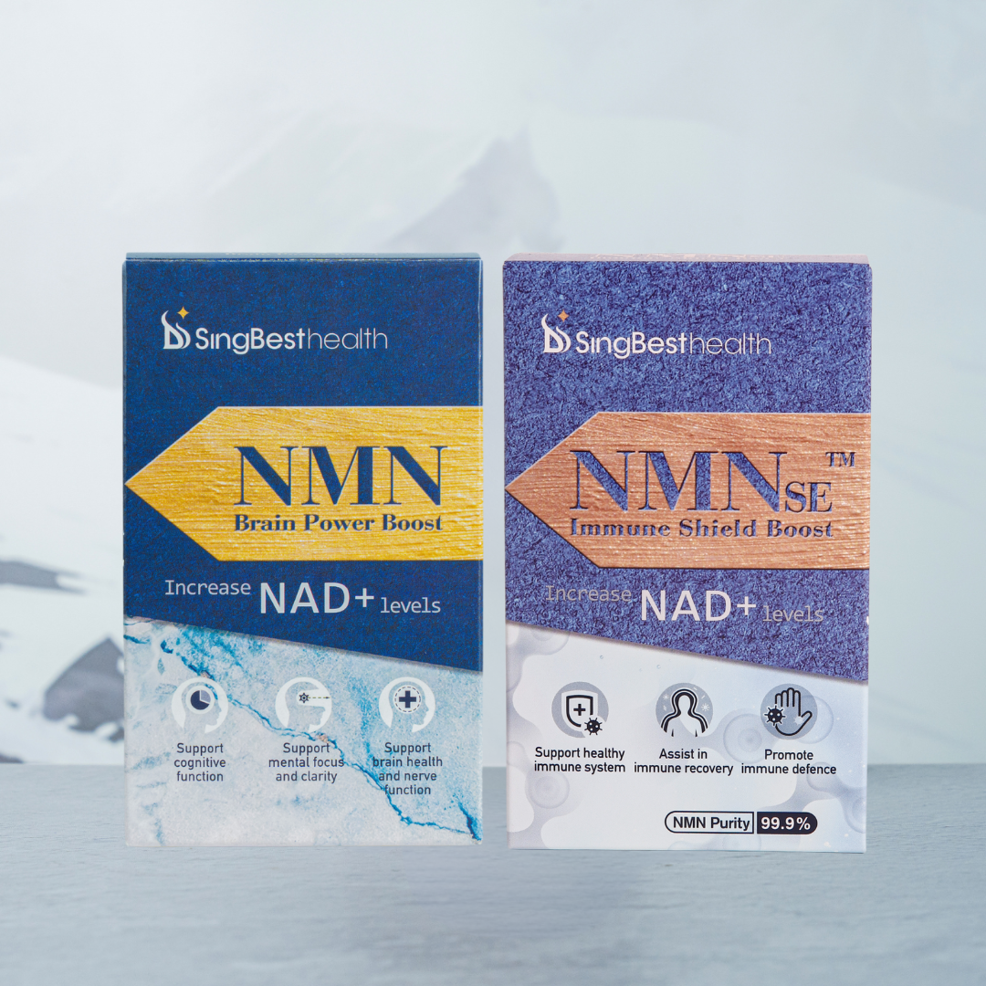 Singbest health NMNse Immune Shield Boost and Singbest health NMN Brain Power Boost