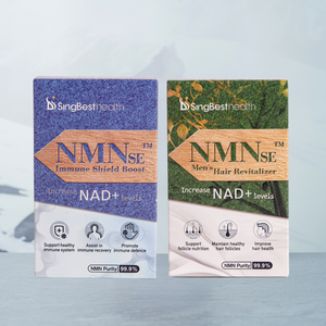 SingBest NMNse™ Immune Shield Boost & NMNse™ Men’s Hair Revitalizer (For Elites)