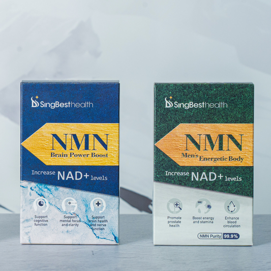 50% OFF Starter Kit: NMN Brain Power Boost + NMN Men's Energetic Body