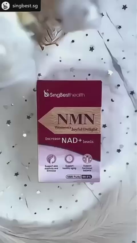 NMN Women’s Joyful Delight is a premium supplement formulated to support women’s overall well-being, energy levels and youthful vitality.